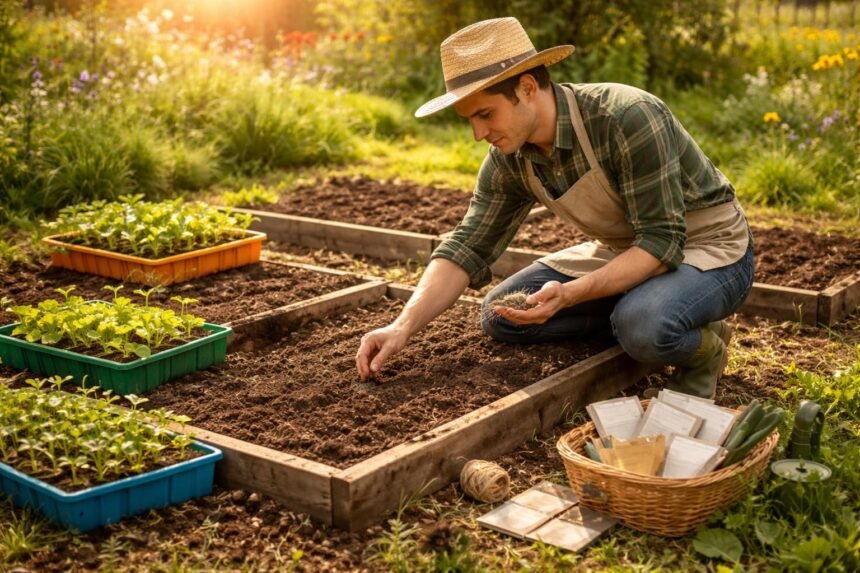- Last-Minute-Gartenplan: Aprilsaat schützt Ernte, Boden pflegen, Sorten klug wählen, trotz verspätetem Start.