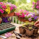 Petunien im Balkonkasten: Aussaat oder Jungpflanzen, farbenfroh, pflegeleicht, vielseitig und langlebig