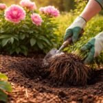 Pfingstrosen-Standort und Umpflanzen sorgfältig planen für gesunde, langlebige Blütenpracht im Garten.