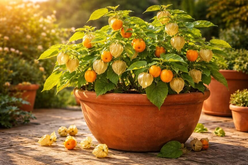 Physalis im Garten anbauen, pflegen, ernten und richtig lagern leicht erklärt.