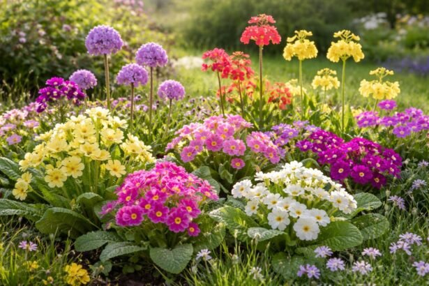 - Frühjahrsfarben sind zurück, Primeln leuchten in Garten, Balkon und Fensterbank