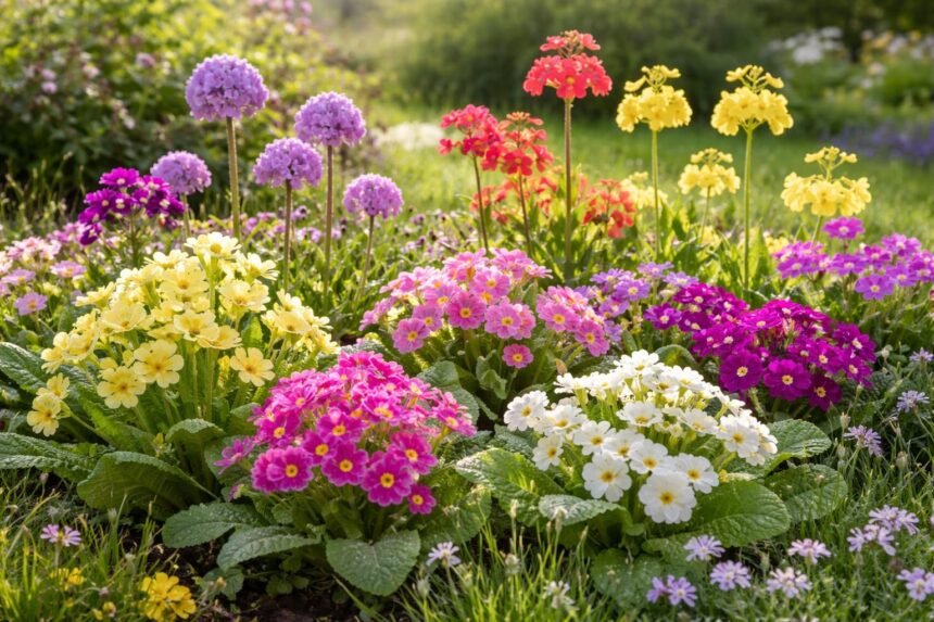 - Frühjahrsfarben sind zurück, Primeln leuchten in Garten, Balkon und Fensterbank