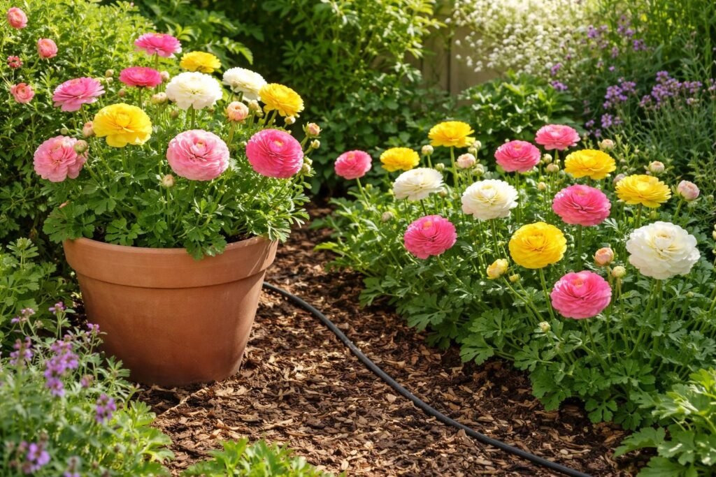 - Ranunkeln in Topf und Beet kultivieren: Pflege, Saat, Winterhärte beachten