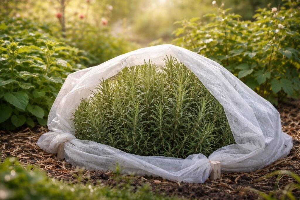 - Gleichmäßige Frühlingspflege stärkt Rosmarin, schützt Triebe und fördert gesundes Wachstum.