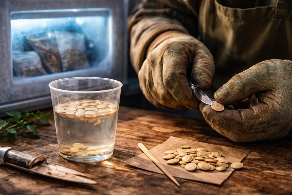 Keimung beschleunigen: Tipps für ungeduldige Gärtner Samen vorbehandeln durch Einweichen, Anritzen und Kühlen zur Beschleunigung der Keimung