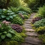 Schattenbeete mit sanften Farben und ruhiger Atmosphäre im Garten erleben