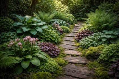 Schattenbeete mit sanften Farben und ruhiger Atmosphäre im Garten erleben