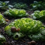 - Schnecken bedrohen Salat nachts; feuchte Böden fördern rasche Schädlingsschäden im Beet, sichtbar