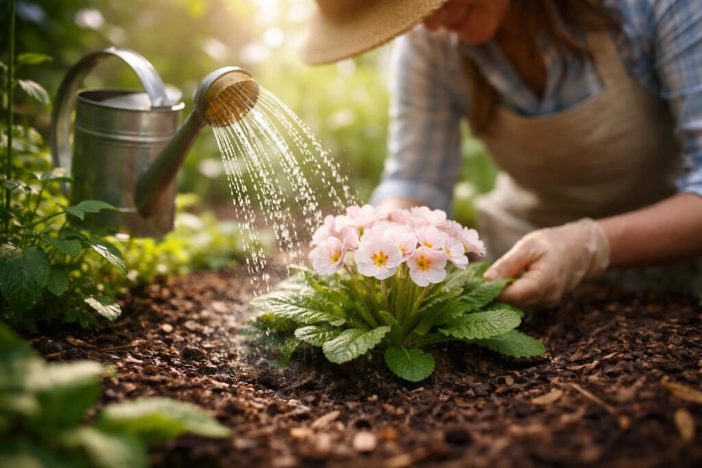 - Zarte Schachbrettblume gedeiht in sonnigem Beet, pflegeleicht und farbenfroh, mit harmonischen Frühlingsfarben.