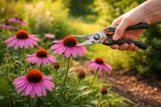 Sonnenhut schneiden Tipps, Zeitpunkt, Methode, Blüte, Pflanzengesundheit, Insektenfreundlichkeit, Robustheit, Jahresblüte, im Garten