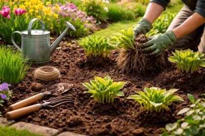 - Stauden teilen und pflanzen im Frühling für frisches Beet und Vitalität.