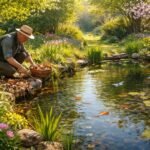 - Teichpflege im Frühling: Erwachen des Gartenteichs, Reinigung, Gleichgewicht herstellen und neue Lebensräume erschließen.