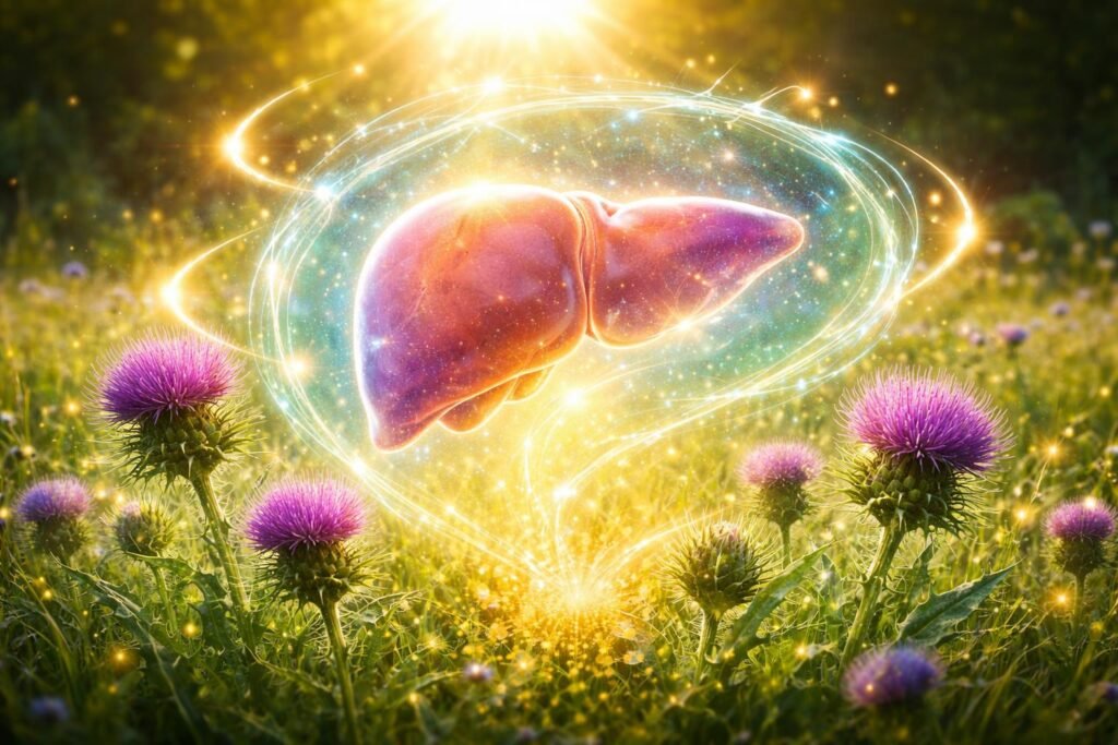 Milchdistel wirkt leberunterstützend, antioxidativ, entzündungshemmend und schützt Zellen sowie Gewebe.