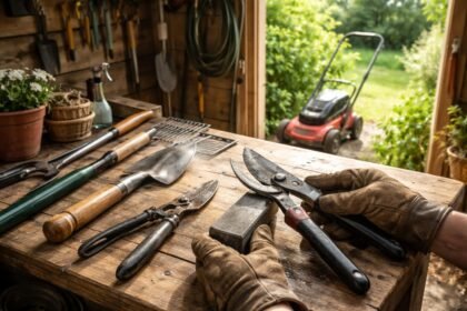 Werkzeug-Check vor Gartensaison: Scheren, Spaten und Rasenmäher auf Vordermann gebracht