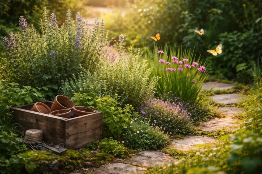- Wildkräuter im Garten; frische Aromen, Nährstoffe, einfache Pflege, vielseitige Nutzung.