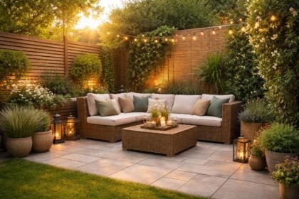 Sichtschutz-Ideen für Garten und Terrasse; Privatsphäre, Atmosphäre, Windschutz; Materialien, Größen, Pflege.
