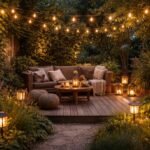 - Stimmungsvolle Gartenbeleuchtung betont Sommerabende, schafft Orientierung, Komfort und Gemütlichkeit im Außenraum, Highlights der Lounge.
