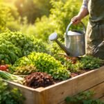 Sommerliches Hochbeet braucht regelmäßige Pflege - Staunässe vermeiden - Bewässerung optimieren - Ernte sicherstellen