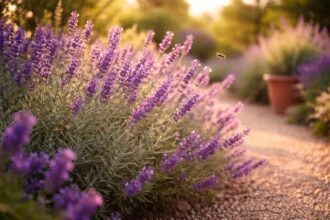 Duftender Lavendel – silbrig-grüne Blätter – violette Blüten – sommerliche Stimmung – pflegeleicht bei Standortwahl.