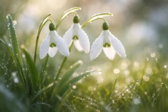 - Schneeglöckchen im Garten, zarte weiße Blüten, giftig oder harmlos für Haustiere?