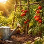 • Tomatenpflanzen lieben sonnigen Standort, regelmäßige Pflege, reichliche Ernte, aromatische Früchte