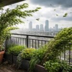 - Windiger Balkon: robuste Pflanzen trotzen Luftzug, knicken kaum um und gedeihen.