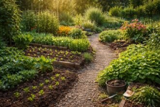 Garten im Wandel: Unkraut jäten, Pflanzen setzen, Ziele realisieren dauerhaft.