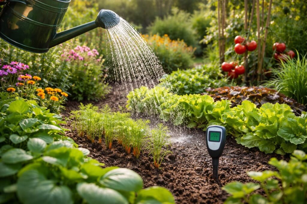 - Gießen im Sommer: richtige Wassermenge für Gartenpflanzen gezielt anwenden lernen