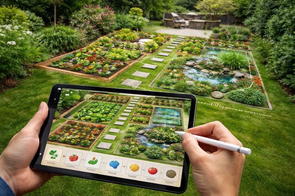 Digitale Helfer unterstützen deine Gartenplanung und vertreiben verlorene Etiketten im Gartenalltag effektiv