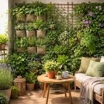 - Vertikale Gartenideen für den Balkon: grün, platzsparend, stylisch, wetterfest, vielseitig anpassbar für kleine Wände.