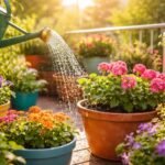 Kübelpflanzen schützen: Tipps gegen Hitze, Austrocknung und Trockenstress im Sommer.