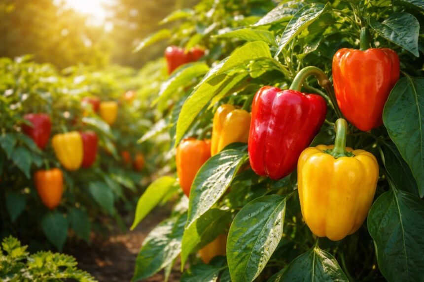 - Paprika im Garten erstrahlt dank Tipps zur Fruchtbildung durch Sonne und Pflege