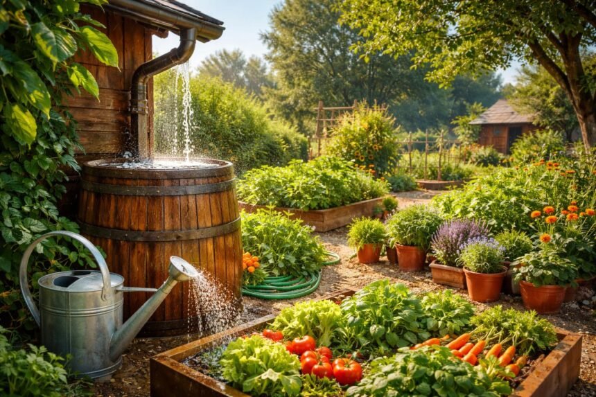- Regenwasser sammeln: Kosten senken, Pflanzen schützen, Umwelt schonen, von Sommermonaten profitieren.