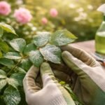 Weiße Beläge auf Rosen erkennen, Mehltau bekämpfen mit Hausmitteln und Vorbeugung lernen.