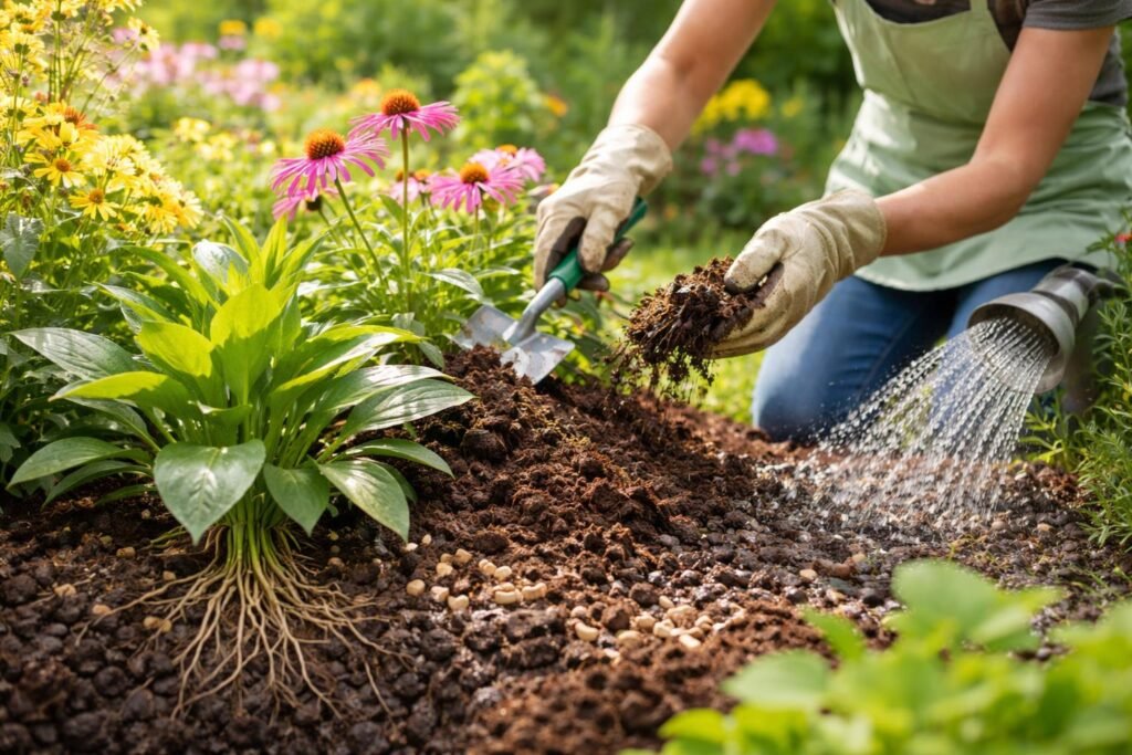 Stauden verschwinden jedes Jahr? So pflegst du sie richtig - Stauden gut pflegen und stärken für satte Blüten im Garten durch richtige Pflege sichern.