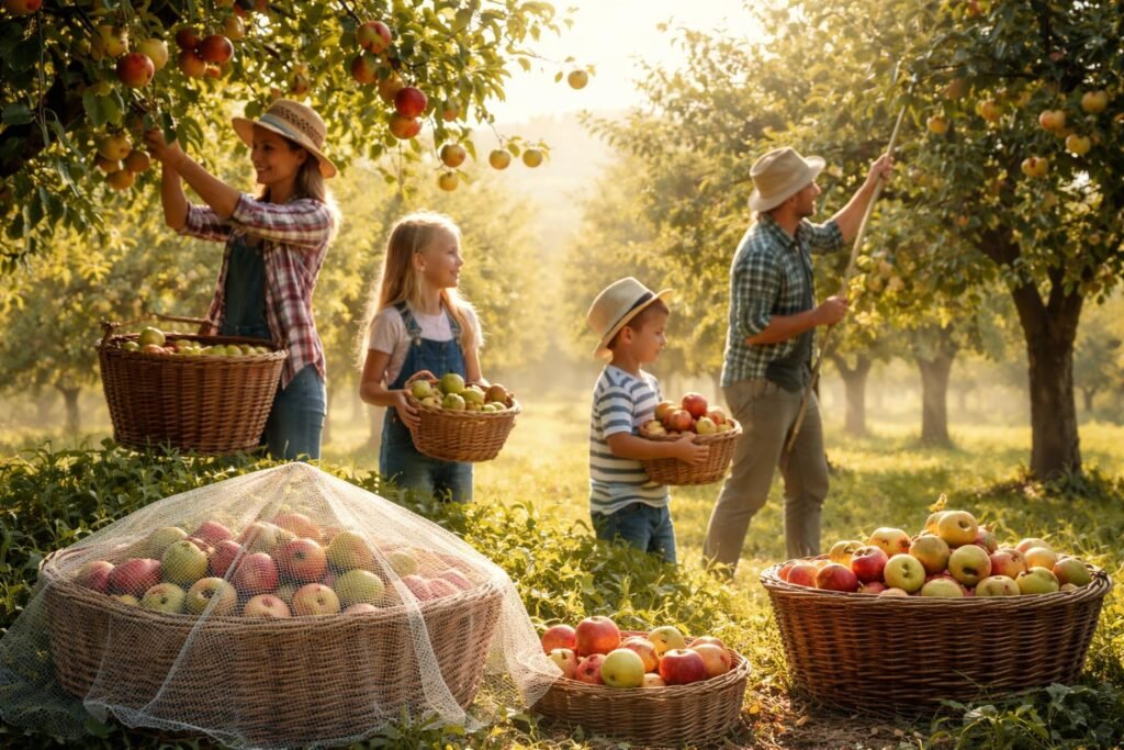 - Frühzeitige Ernte reduziert Wespenbefall deutlich und schützt Obst sicher vor Schaden