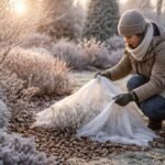 Empfindliche Sträucher im frostigen Winter schützen, dank Vorkehrungen und Abdeckung