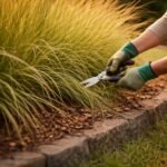 Ziergräser werden kontrolliert zurückgedrängt, Beet bleibt übersichtlich und balanciert, ohne große Umräumung im Garten notwendig.