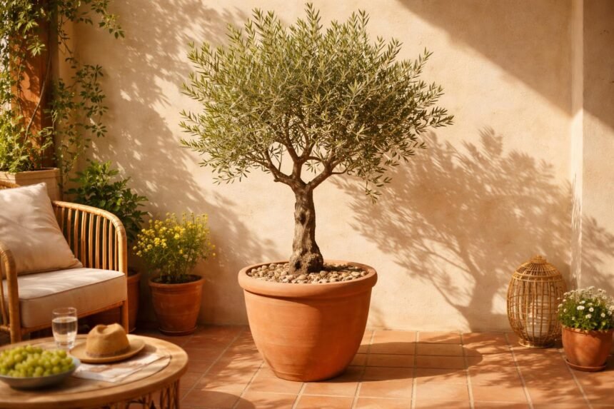 Welche Erde eignet sich für einen Olivenbaum? - Kurze Bulletpoints: Mediterranes Substrat ideal für Olivenbaum auf Balkon und Terrasse.