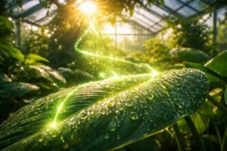 Grüne Pflanzen durch Photosynthese: Licht, Wasser und Luft verwandeln Energie