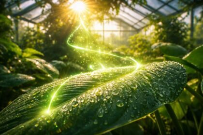 Grüne Pflanzen durch Photosynthese: Licht, Wasser und Luft verwandeln Energie