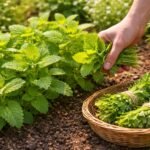 Zitronenmelisse im Garten, pflegeleicht, sie begeistert mit Duft und Heilwirkung im Sommer