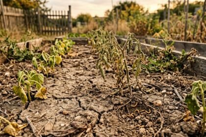 Drahtwürmer schädigen Gemüsepflanzen bei Trockenheit und erhöhen den Fraßdruck im Beet