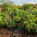 Gesunde Gartenpflanzen trotzen Dürre und bleiben dank gezielter Pflege widerstandsfähig gegen Schädlinge