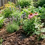Mulchschicht schützt Gartenboden vor Trockenheit und hilft, Schädlinge einzudämmen