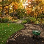 Herbstliche Rasenvorbereitung mit Bodenlockerung, Bodenverbesserung und gezielter Aussaat für dichtes Grün