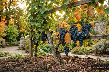 Weinreben im September mit passenden Nährstoffen für eine gesunde Vorbereitung auf den Winter düngen