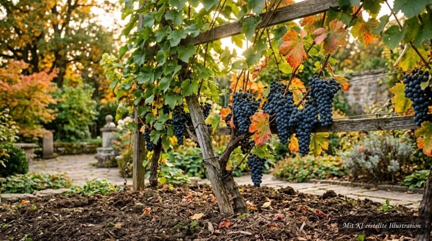 Weinreben im September mit passenden Nährstoffen für eine gesunde Vorbereitung auf den Winter düngen