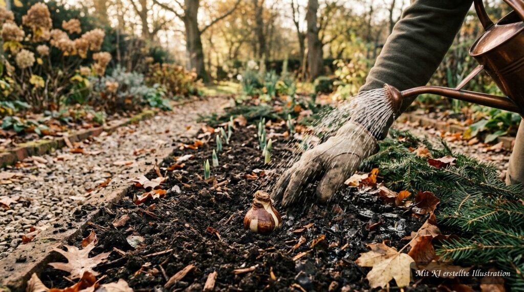 Im Herbst gesetzte Narzissenzwiebeln im Beet – Tipps für Zeitpunkt und Pflege für kräftige Frühlingsblüten