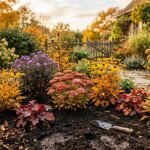 Herbstliche Staudenpflanzung im Garten für üppige Blüten im kommenden Frühjahr